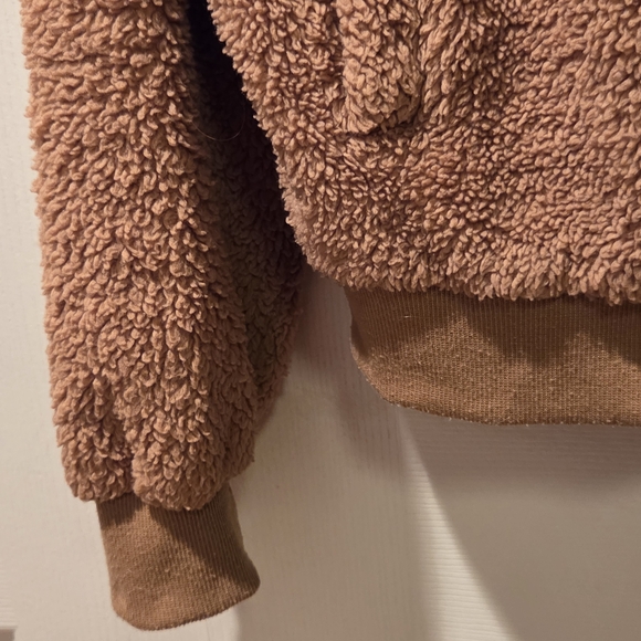 Tiger Mist Tan Sherpa Jacket - Picture 6 of 9